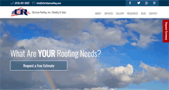 Desktop Screenshot of christianroofing.com